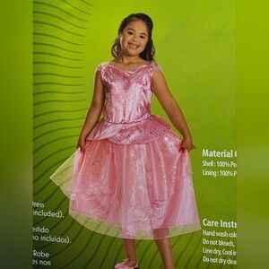 New Universal Wicked Glinda Adaptive Halloween Costume / cosplay Pink dress